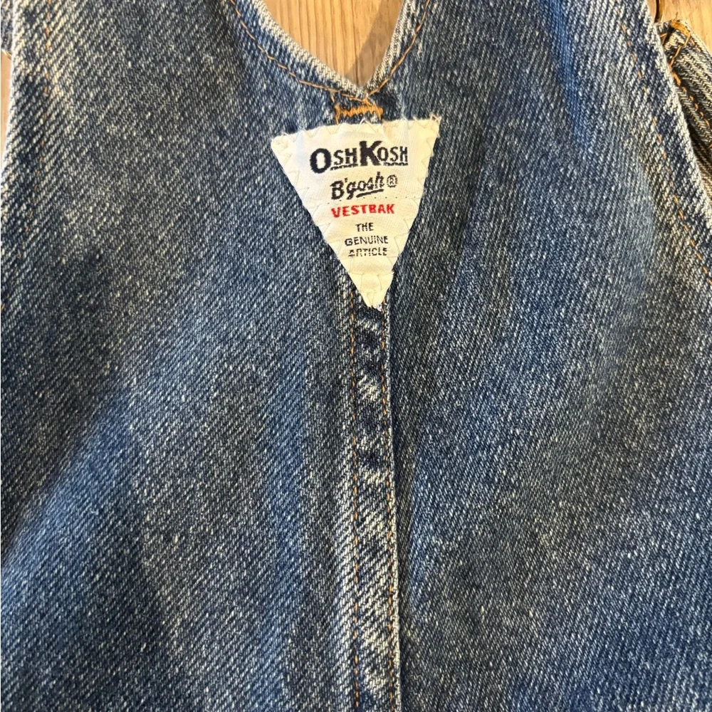 Vintage OshKosh B'gosh‎ Classic Blue Vestbak Denim